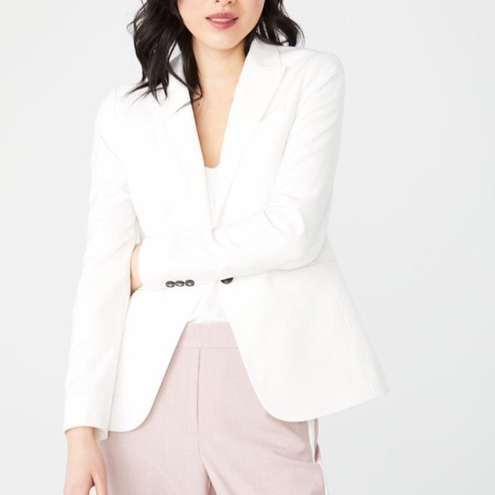 RW&Co White Suit Jacket